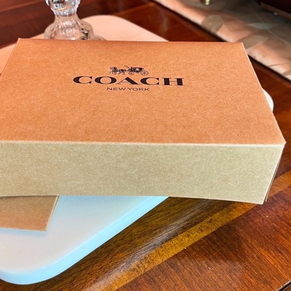 Coach Brown Gift boxes- set of 2, 6.5" x 4.5" x 2" - Picture 6 of 6